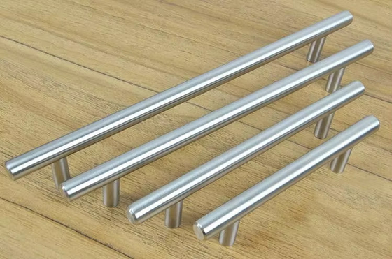 Stamping Process Round Golden Light Luxury Cabinet Door Handle Brass Aluminium Material