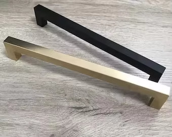 Stamping Process Round Golden Light Luxury Cabinet Door Handle Brass Aluminium Material