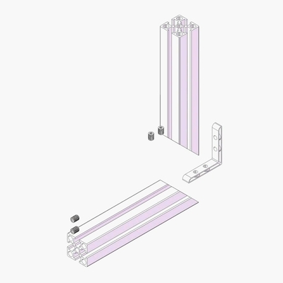Inside Bracket 90 Degrees Inside Angle Connector Plating for Precision Hardware Products