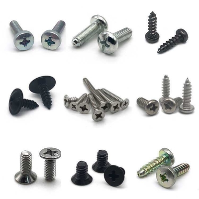 Thread Forming Screw for Plastic Metal Wood Customized Stainless Steel Powder Coating