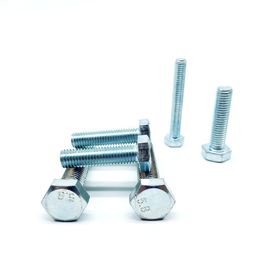 Metric Grade 8.8 DIN931 DIN933 Stainless Steel Galvanized Hex Bolt