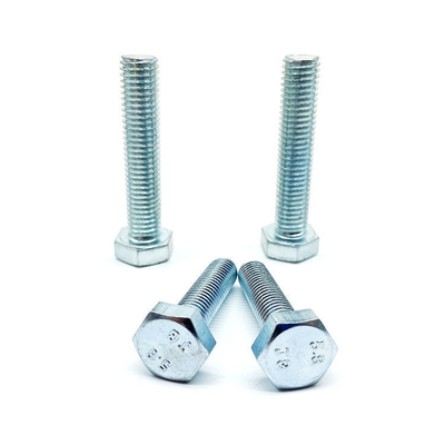 Metric Grade 8.8 DIN931 DIN933 Stainless Steel Galvanized Hex Bolt