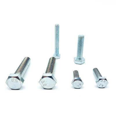 Metric Grade 8.8 DIN931 DIN933 Stainless Steel Galvanized Hex Bolt