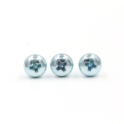 Blue Zinc Stainless Steel Phillips Round Pan Head Self-tapping Thread Forming Screw for Plastic