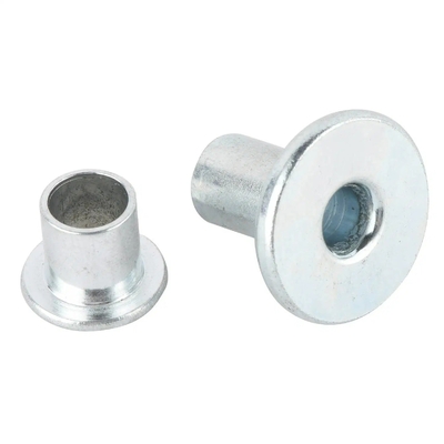 OEM CNC Hardware Parts Furniture Hardware Black Galvanized Hollow Rivet Stamped from Stainless Steel