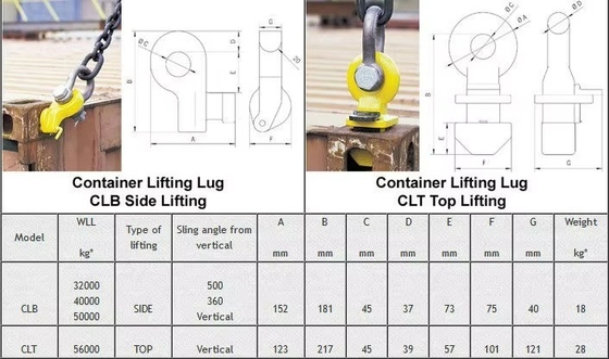 Custom Sizes G80 Container Hook Lifting Hook Rigging Eye for Material Handling Needs