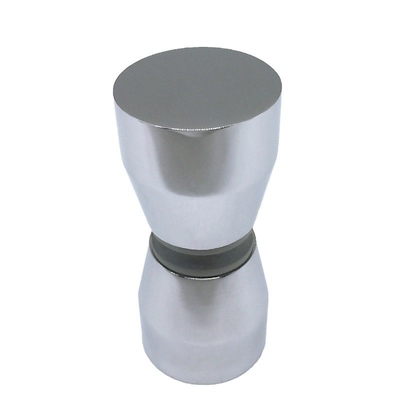 Powder Coating Double-Sided Brass Bathroom Shower Glass Handle for Precision Hardware