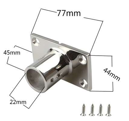 OEM CNC Hardware Parts Stainless Steel Guide Base with Rectangular Base Accessories