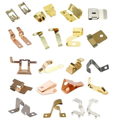 Single Package Size 15X10X8 cm Custom Electric Battery Connector Metal Stamping Shrapnel Electrical Contacts