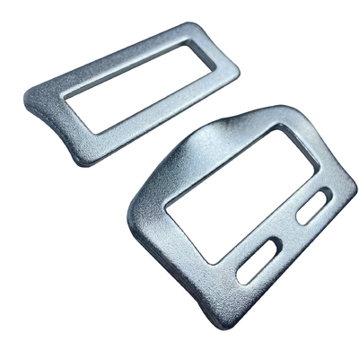 Black Zinc Plated Steel Rectangular Slide Buckle for Safety Belt Accessories