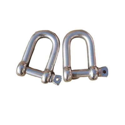 Hardware Rigging Mooring Painted Shackle and Drop Forged Screw Pin Anchor Shackle