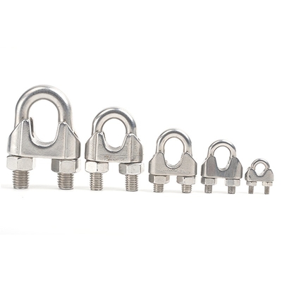 Standard Stainless Steel Wire Rope Cross Clip Clamp for Trellis Systems Green Wall Cable
