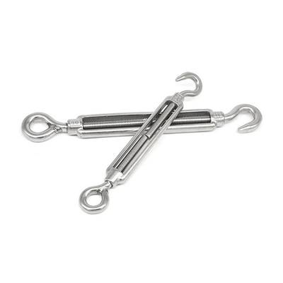 High Polished Stainless Steel European Type Eye and Hook Open Body Turnbuckle for Marine