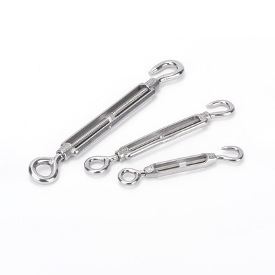 High Polished Stainless Steel European Type Eye and Hook Open Body Turnbuckle for Marine