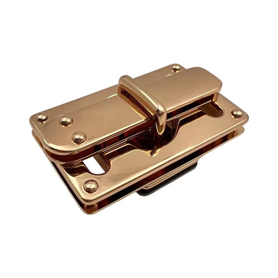 XS-231---004, J6611 Press Handbag Lock Hardware with Push and Turn Metal Lock