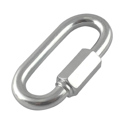 4mm 5mm 6mm Galvanized Oval Quick Link for Rigging Hardware Acceptable OEM