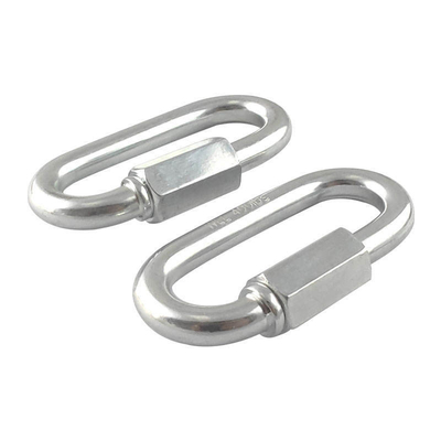 4mm 5mm 6mm Galvanized Oval Quick Link for Rigging Hardware Acceptable OEM