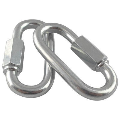 4mm 5mm 6mm Galvanized Oval Quick Link for Rigging Hardware Acceptable OEM