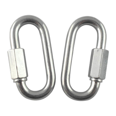4mm 5mm 6mm Galvanized Oval Quick Link for Rigging Hardware Acceptable OEM