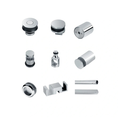 OEM CNC Hardware Parts Cabinets Stainless Steel Frameless Sliding Glass Shower Doors