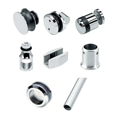 OEM CNC Hardware Parts Cabinets Stainless Steel Frameless Sliding Glass Shower Doors