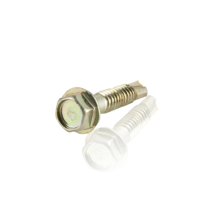 Stainless Steel Half Thread Hexagonal Flange Head Tapping Screw with Stamping Process