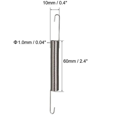 Custom Free Length Stretch Springs OEM CNC Hardware Parts Stamped from Stainless Steel