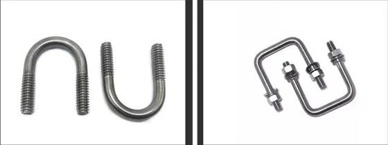OEM CNC Hardware Parts U-bolt Hardware Processed by Stamping and Powder Coating