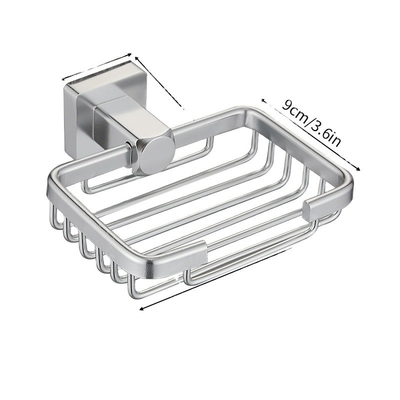 Stainless Steel Bathroom Accessories Set with Perforated Installation and Seven Pieces