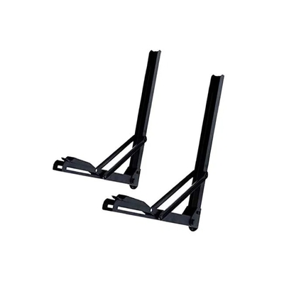 Powder Coated Triangular Support Frame Wall Mounting Hanging Shelf for Computer Table