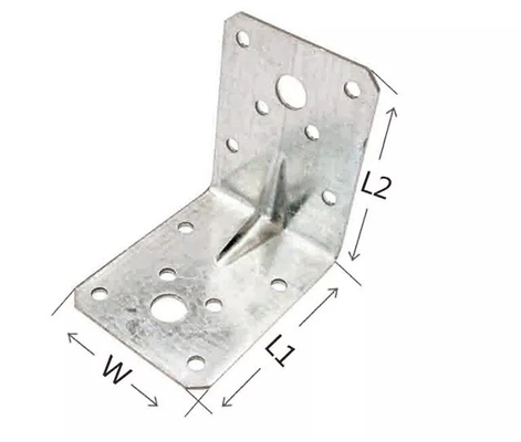 Process Stamping Stainless Steel Customized 90 Degree Mounting Metal Corner Bracket