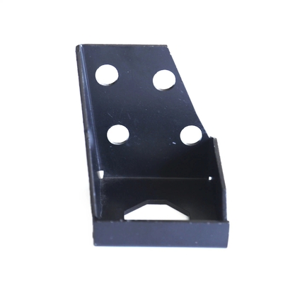 OEM Stainless Steel Components with Black Powder Coating and Laser Cutting Services