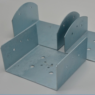 Stainless Steel OEM CNC Hardware Components Galvanized Timber Connector Angle L Bracket Beam Support Builders