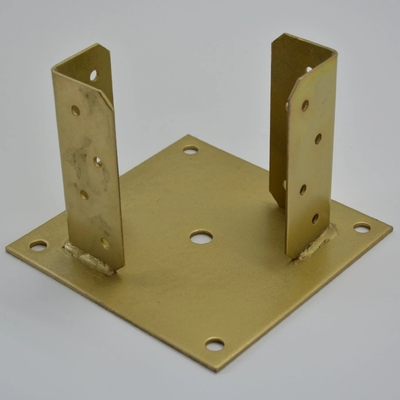 Stainless Steel OEM CNC Hardware Components Galvanized Timber Connector Angle L Bracket Beam Support Builders