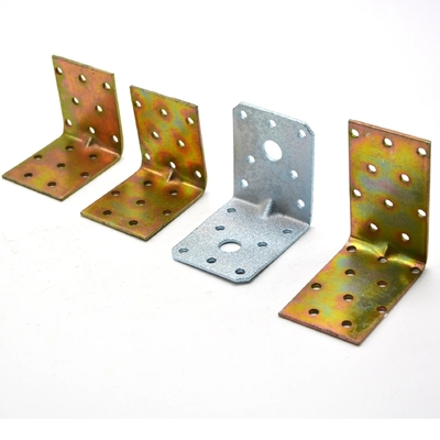 Stainless Steel OEM CNC Hardware Components Galvanized Timber Connector Angle L Bracket Beam Support Builders