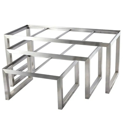 Stainless Steel Furniture Stand OEM CNC Hardware Parts Custom Adjustable Table Legs