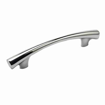 OEM CNC Hardware Parts Polished Chrome Arch Cabinet Pull with Stamped Stainless Steel