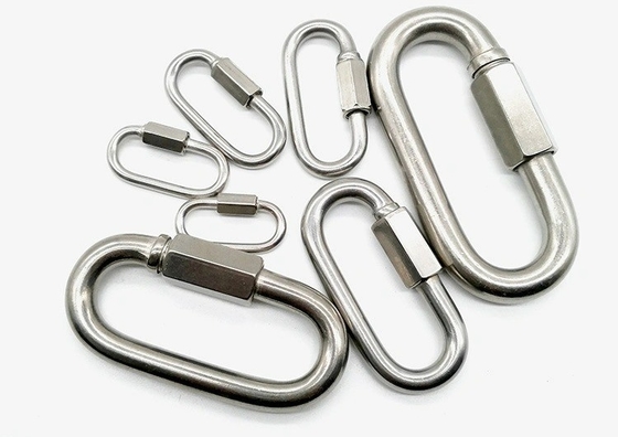 Stamping Process Stainless Steel Trailer Chain Hook Climbing Buckle Clip Rigging Hardware