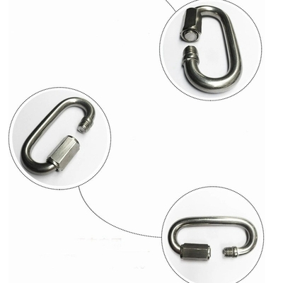 Stamping Process Stainless Steel Trailer Chain Hook Climbing Buckle Clip Rigging Hardware