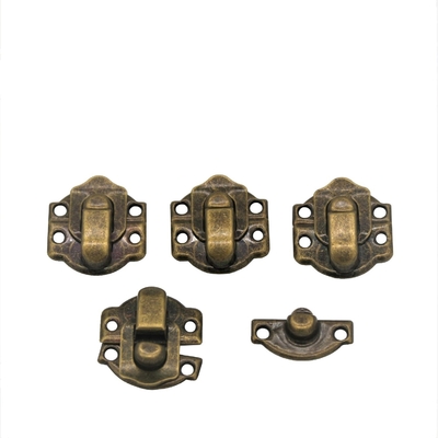 Custom Antique Metal Locks Curved Buckle Corner Locks for Stamping and Powder Coating