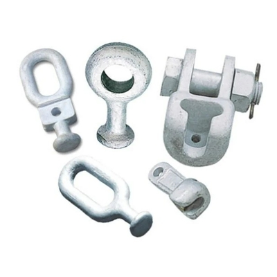 OEM CNC Hardware Parts Stamping Process Galvanized Carbon Steel Ball Eye for Pole Wire