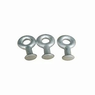 OEM CNC Hardware Parts Stamping Process Galvanized Carbon Steel Ball Eye for Pole Wire
