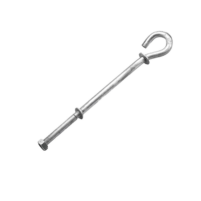 Stainless Steel OEM CNC Hardware Parts Bolt Hook Pigtail Hook with Stamping Process