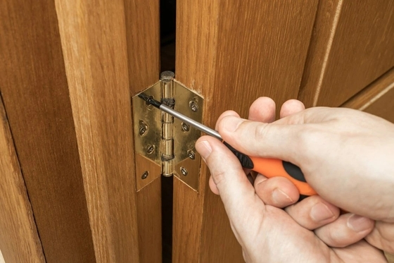 Powder Coating Semi-Hidden Self-Closing Hinge for Cabinet Door Hardware Stainless Steel