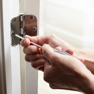 Powder Coating Semi-Hidden Self-Closing Hinge for Cabinet Door Hardware Stainless Steel