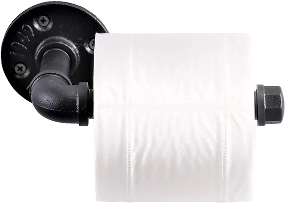 Stainless Steel Toilet Paper Holder And Shelf Wall Mounted For Bathroom Functionality