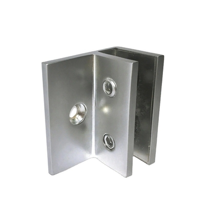 OEM CNC Hardware Parts F-Shaped Glass Panel Clamp with and Stainless Steel Material
