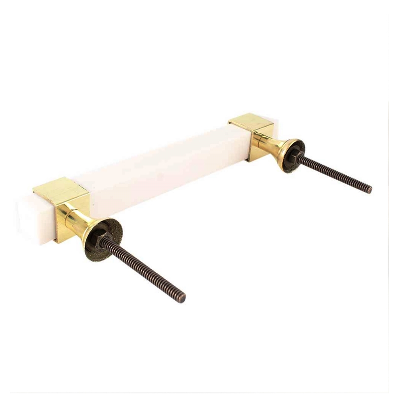 Modern Europe Simple Style Luxury Wood Resin Metal Door Cabinet Knob Handle 128mm