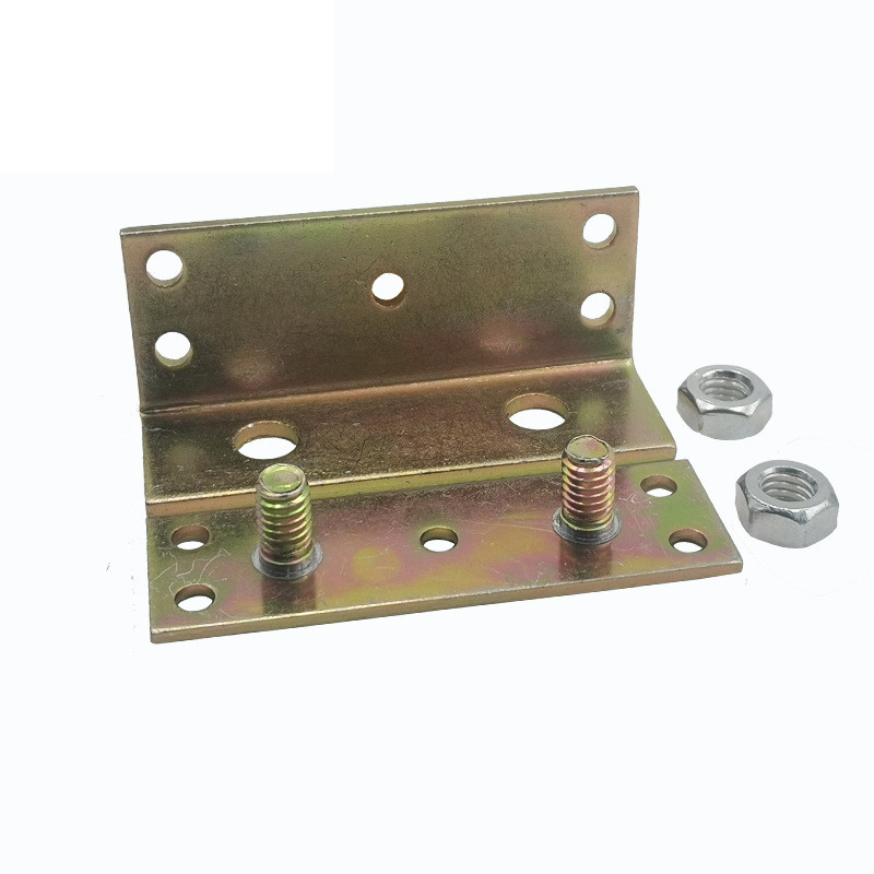 Specifications 83 * 24 * 2.8 mm Set of Eight Iron Hinge Hardware Accessories for Bed