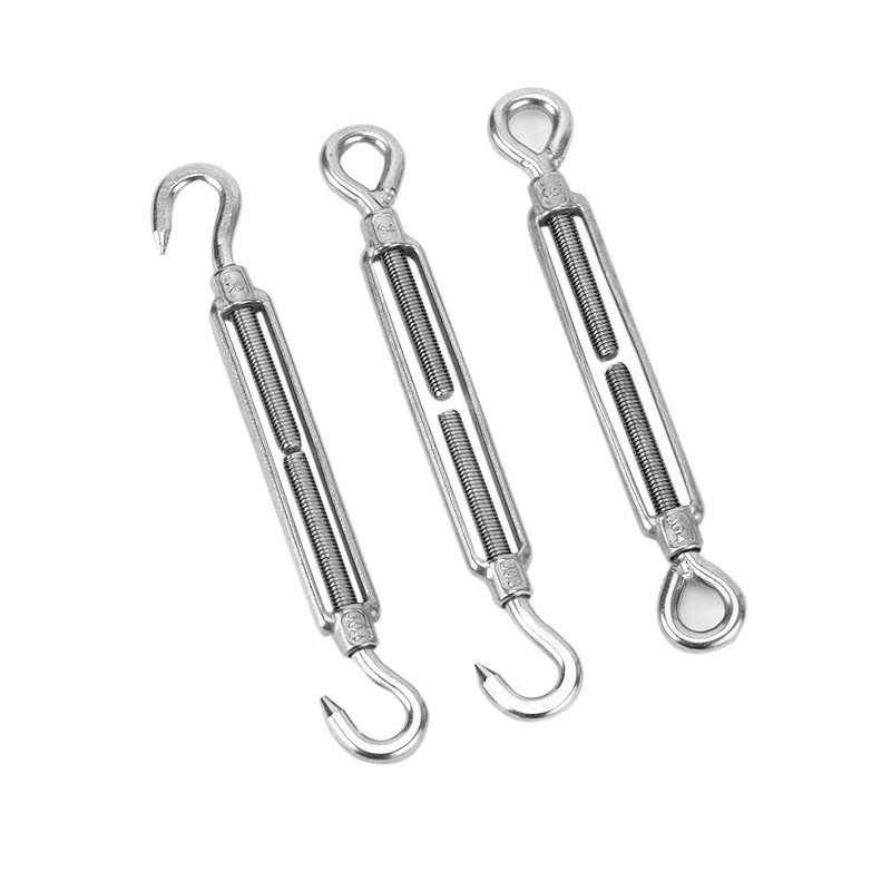 High Polished Stainless Steel European Type Eye and Hook Open Body Turnbuckle for Marine
